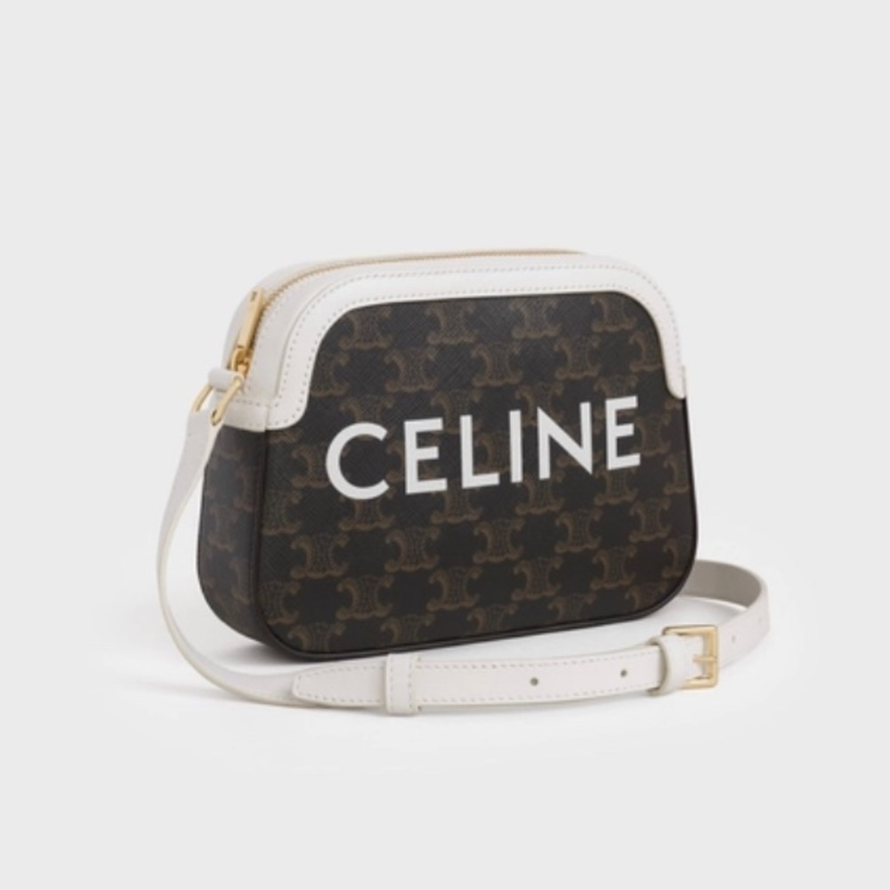 SMALL CAMERA BAG IN TRIOMPHE CANVAS